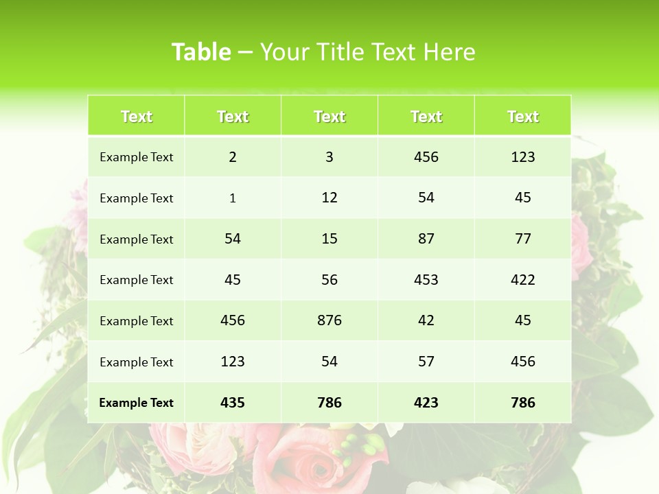 Decoration Beautiful Summer PowerPoint Template