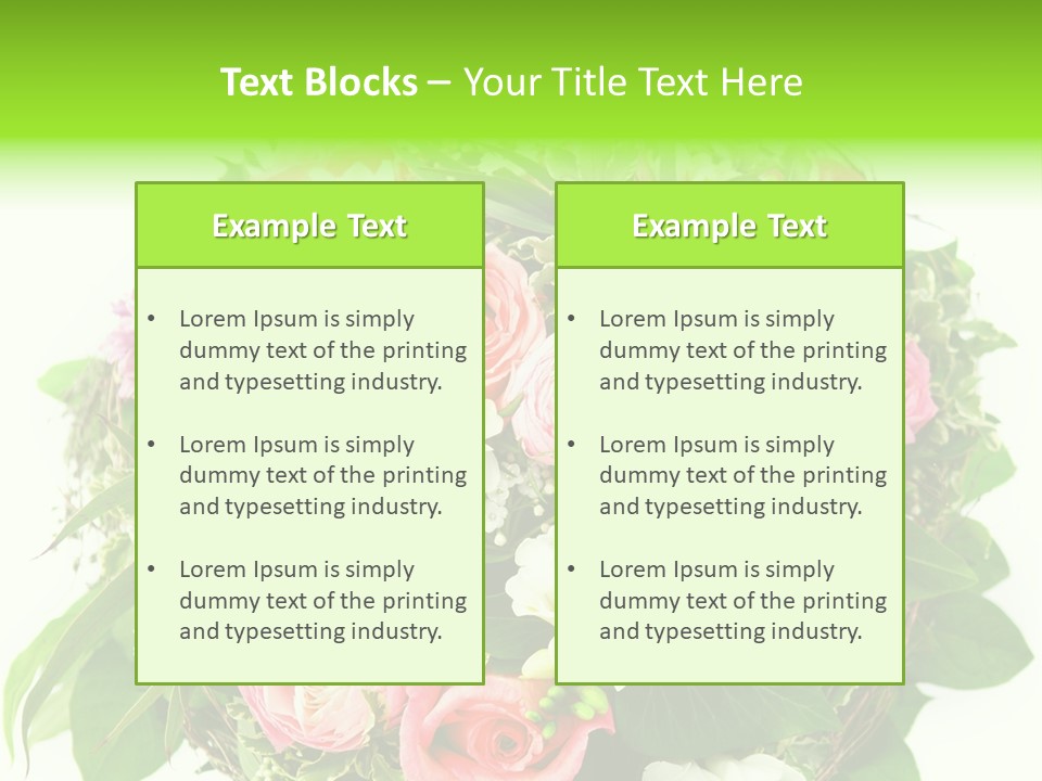 Decoration Beautiful Summer PowerPoint Template