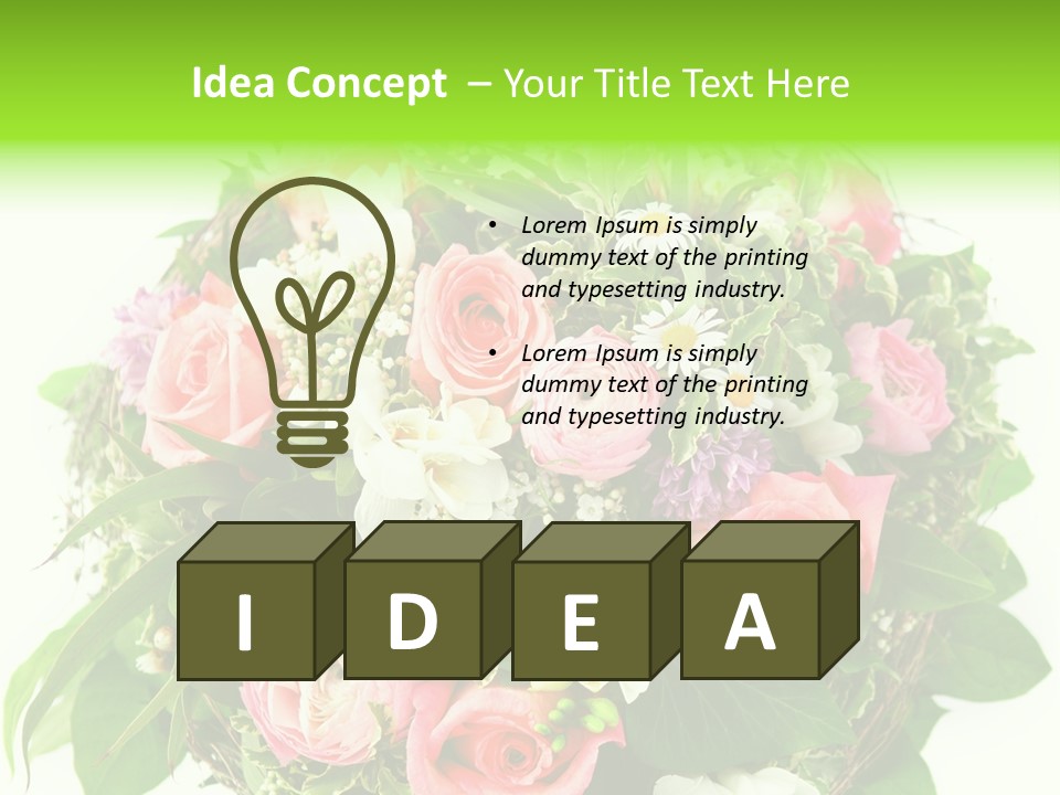 Decoration Beautiful Summer PowerPoint Template