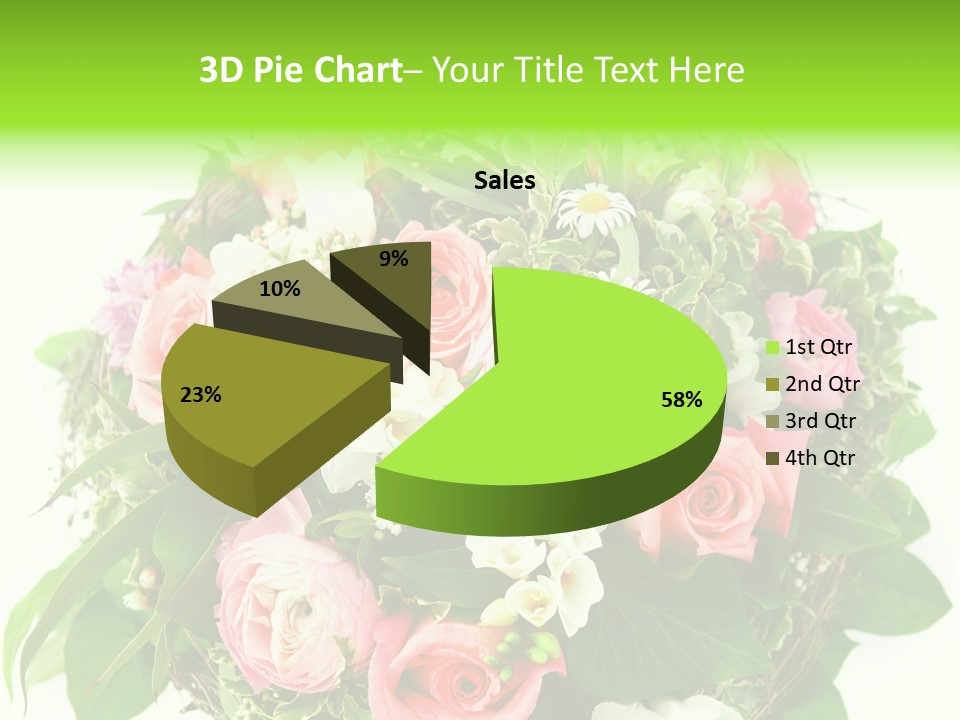 Decoration Beautiful Summer PowerPoint Template