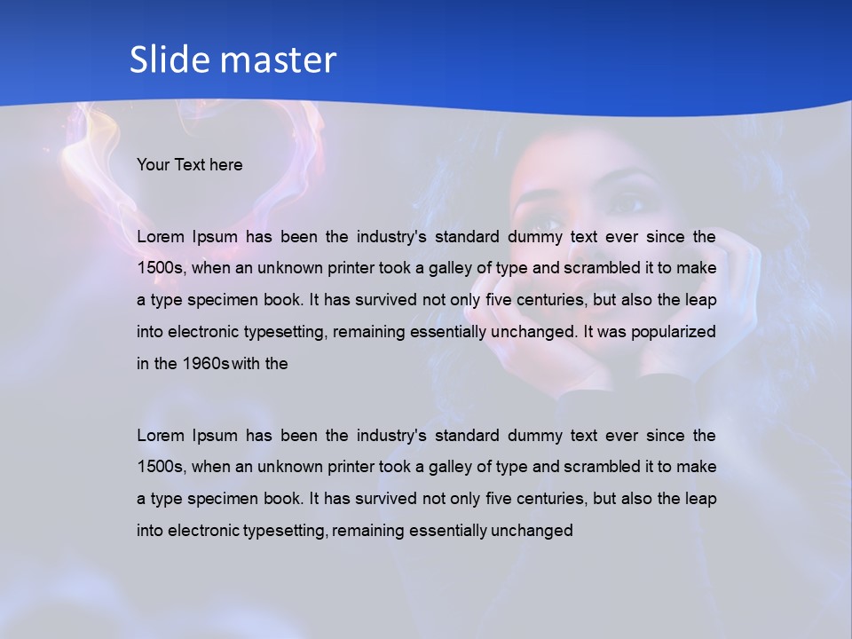 Sign Flame Young PowerPoint Template