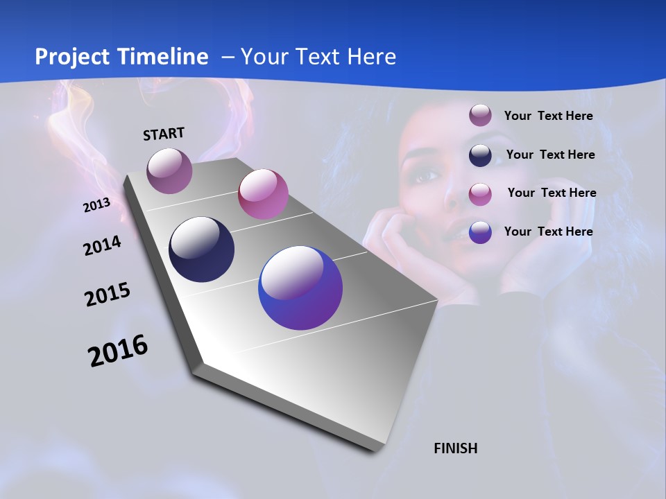 Sign Flame Young PowerPoint Template
