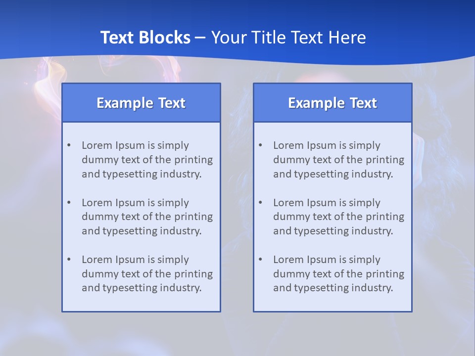 Sign Flame Young PowerPoint Template