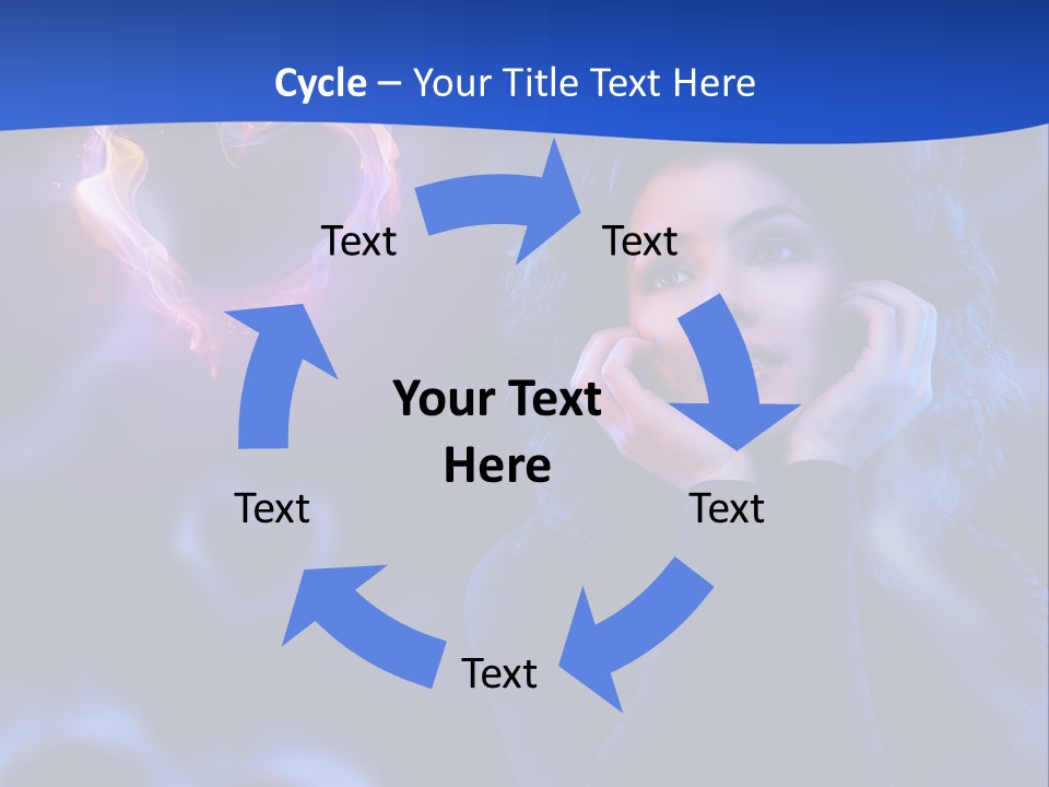 Sign Flame Young PowerPoint Template