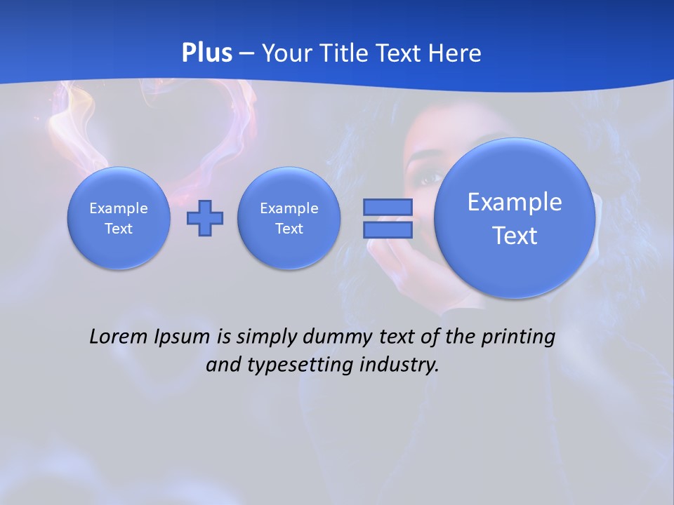 Sign Flame Young PowerPoint Template