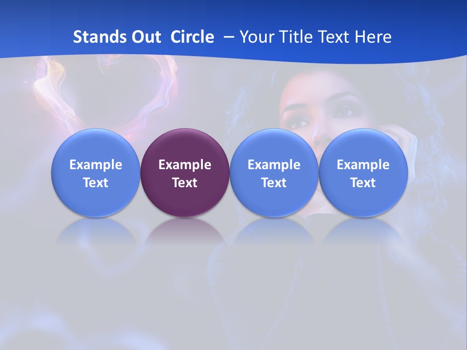 Sign Flame Young PowerPoint Template