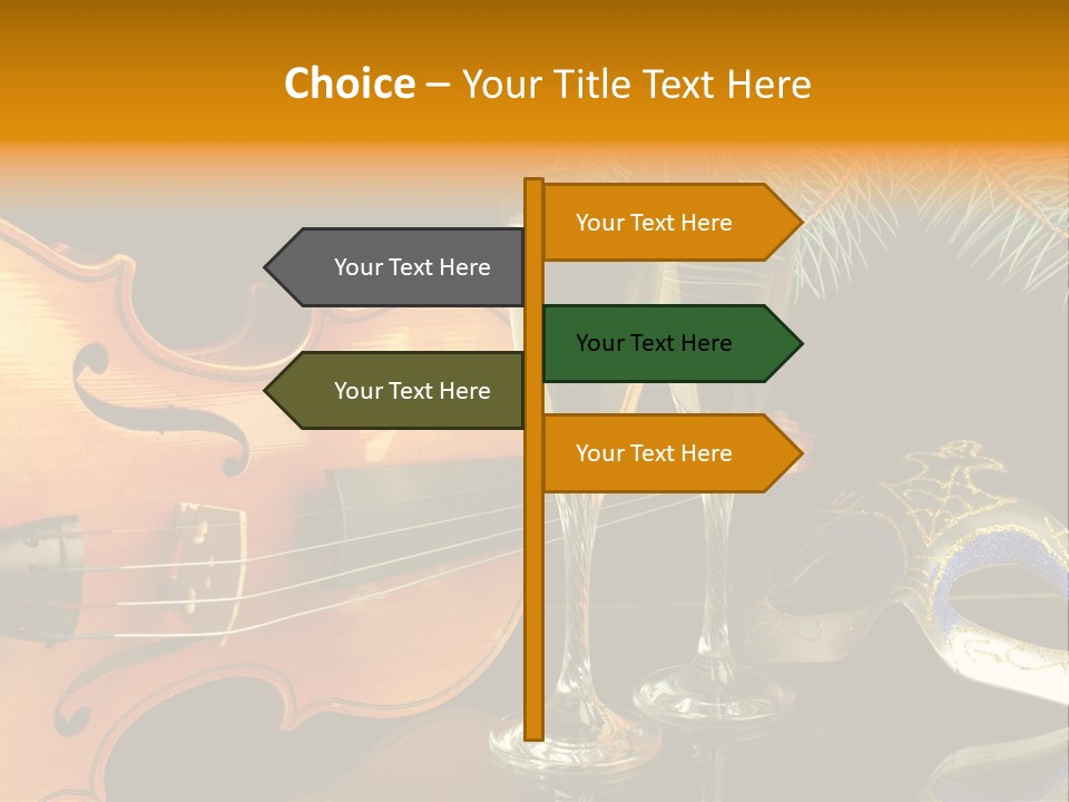Nature Firtree Pointers PowerPoint Template