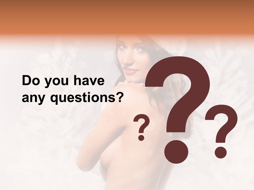 Sexy Xmas Seductive PowerPoint Template