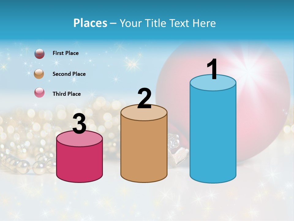 Holiday Ornaments Toys PowerPoint Template