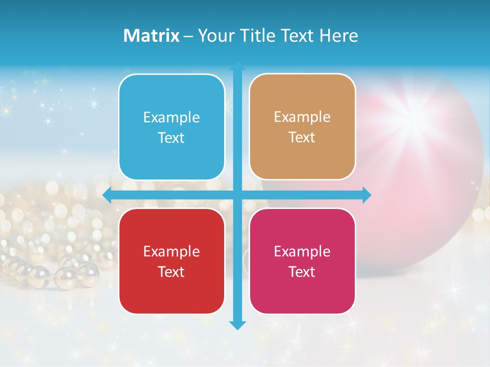 Holiday Ornaments Toys PowerPoint Template