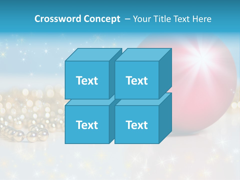 Holiday Ornaments Toys PowerPoint Template
