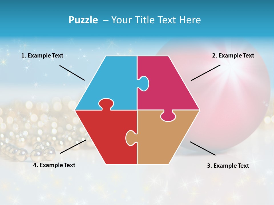 Holiday Ornaments Toys PowerPoint Template