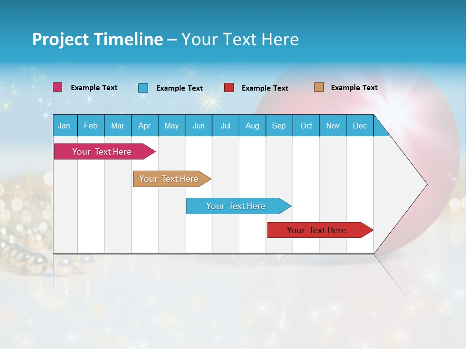 Holiday Ornaments Toys PowerPoint Template