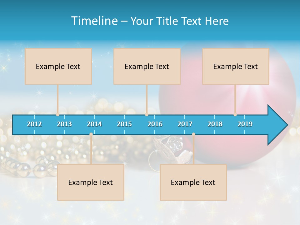Holiday Ornaments Toys PowerPoint Template