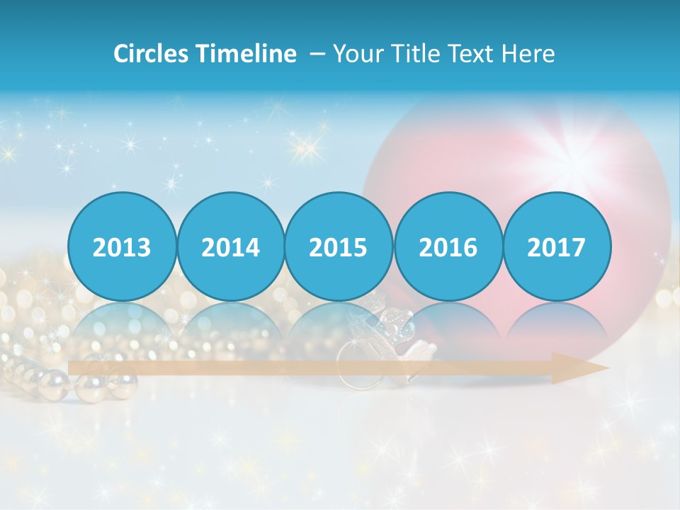 Holiday Ornaments Toys PowerPoint Template