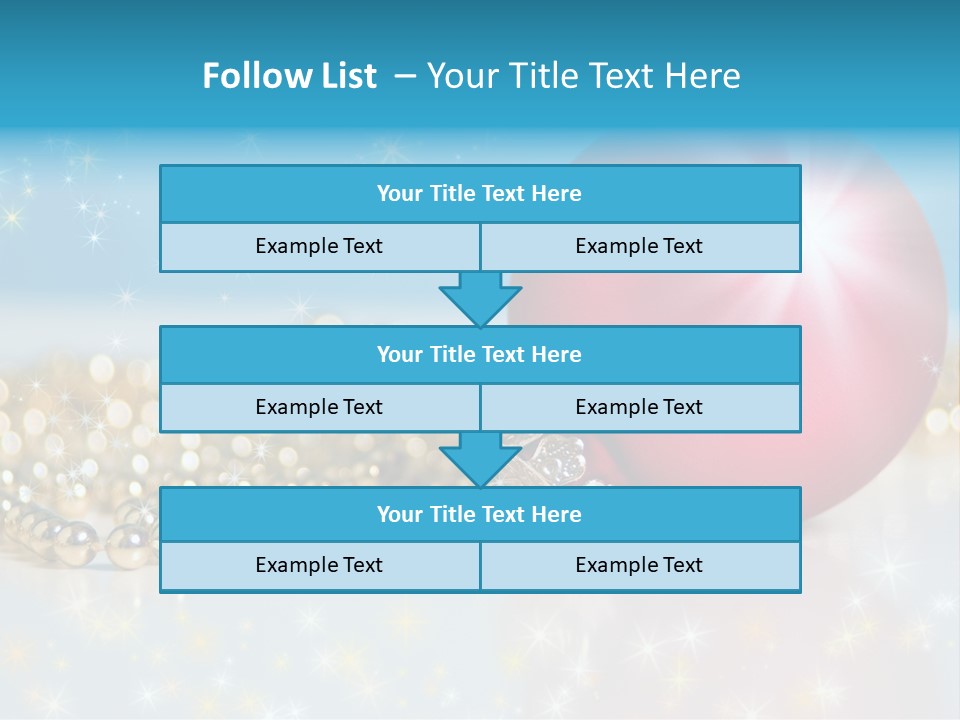 Holiday Ornaments Toys PowerPoint Template