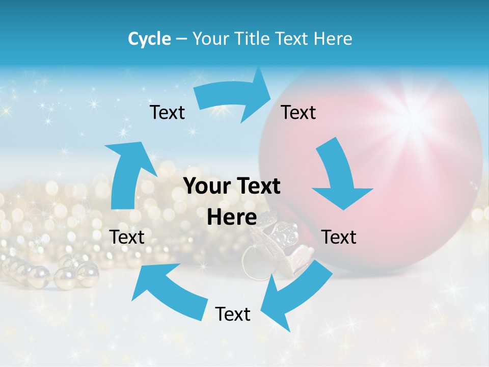 Holiday Ornaments Toys PowerPoint Template