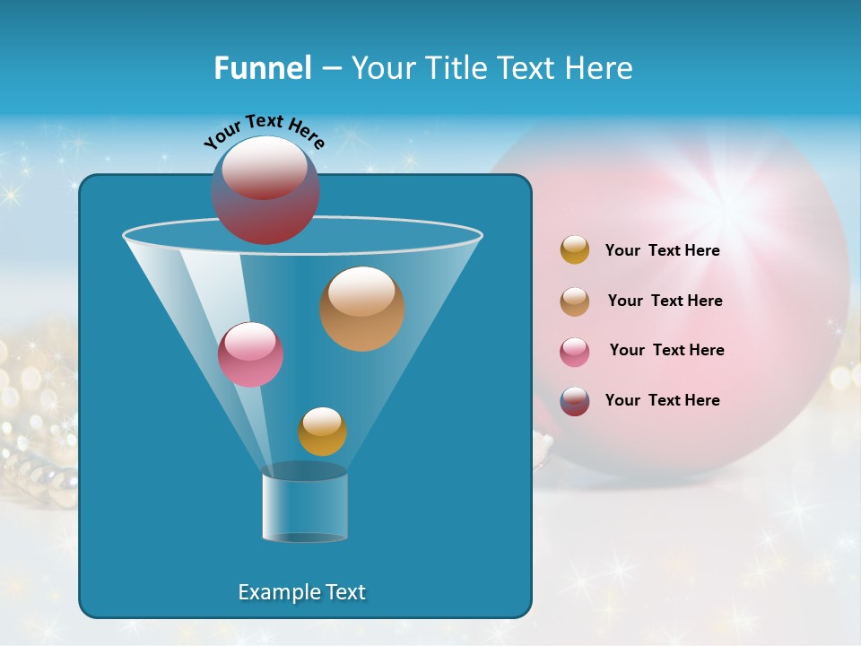 Holiday Ornaments Toys PowerPoint Template