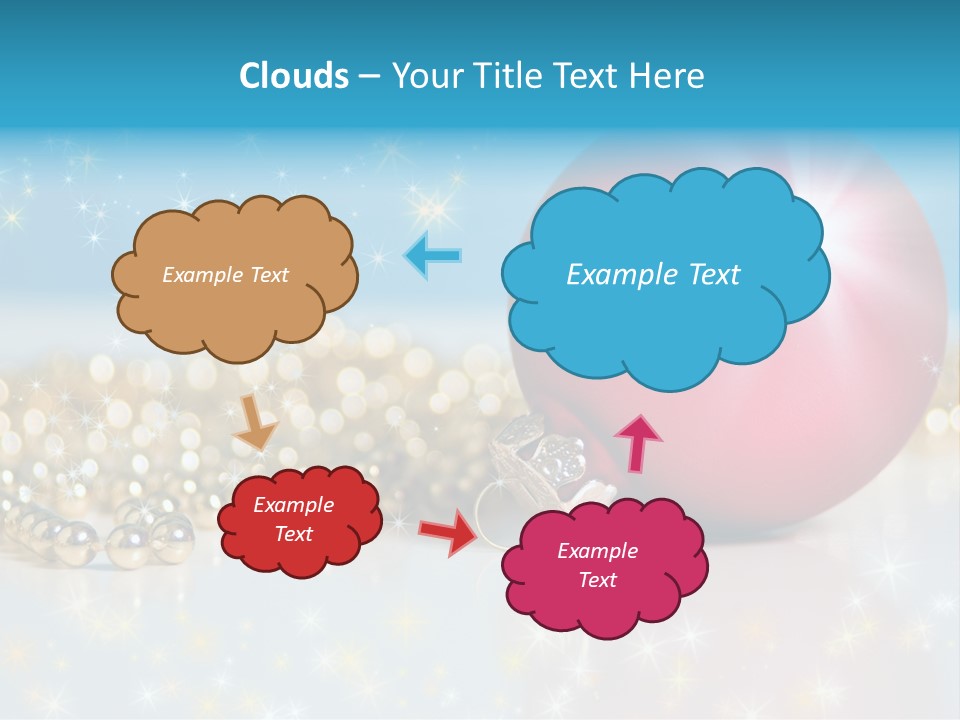 Holiday Ornaments Toys PowerPoint Template