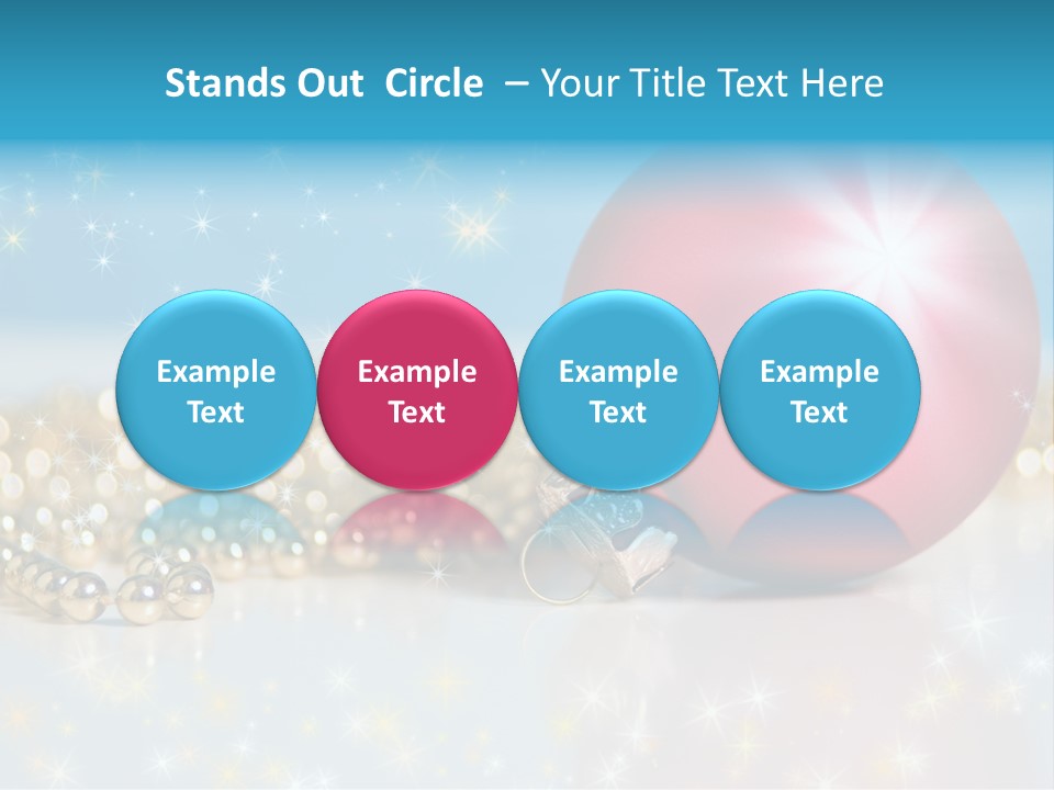 Holiday Ornaments Toys PowerPoint Template