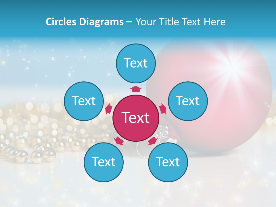 Holiday Ornaments Toys PowerPoint Template