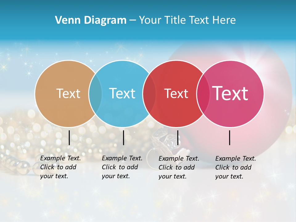Holiday Ornaments Toys PowerPoint Template