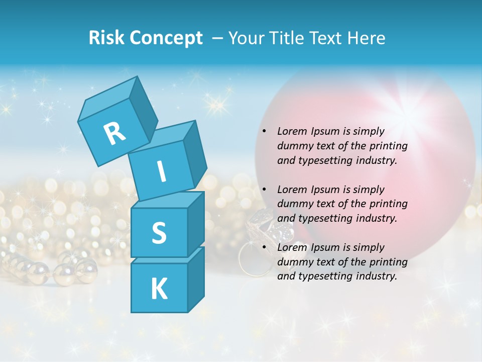 Holiday Ornaments Toys PowerPoint Template