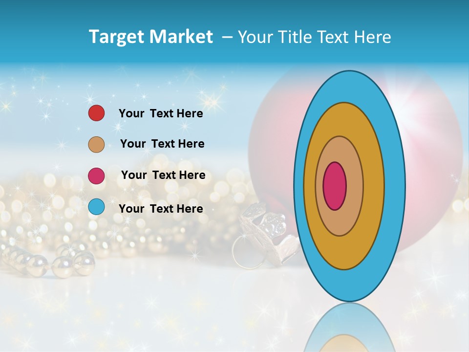 Holiday Ornaments Toys PowerPoint Template