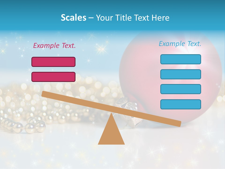 Holiday Ornaments Toys PowerPoint Template