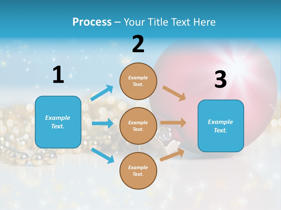 Holiday Ornaments Toys PowerPoint Template