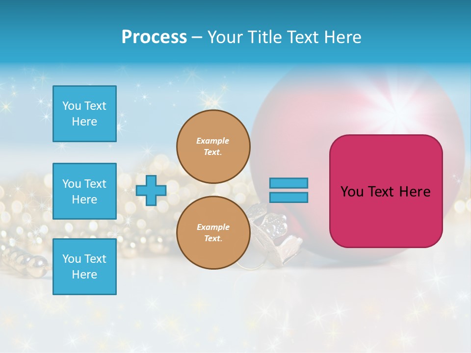 Holiday Ornaments Toys PowerPoint Template