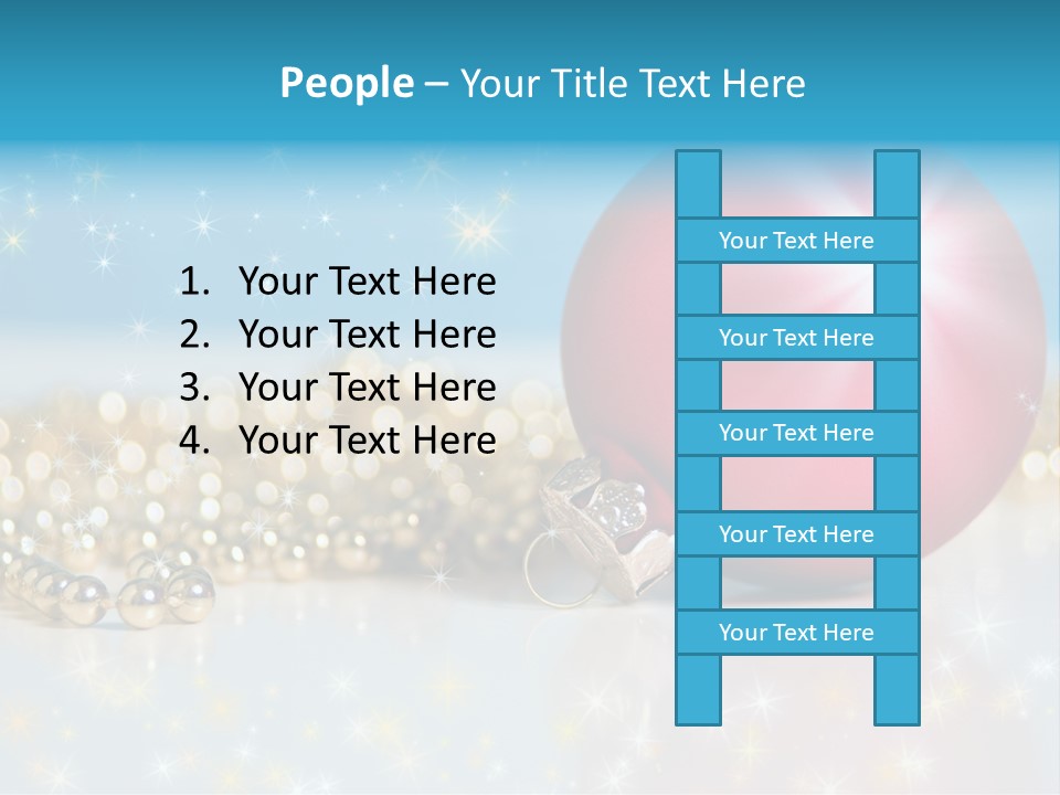Holiday Ornaments Toys PowerPoint Template