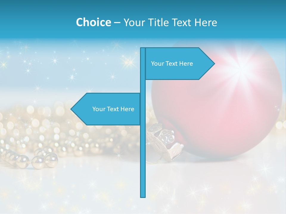 Holiday Ornaments Toys PowerPoint Template