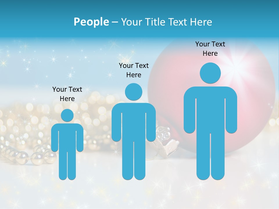 Holiday Ornaments Toys PowerPoint Template