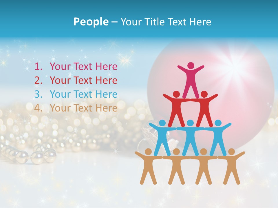 Holiday Ornaments Toys PowerPoint Template