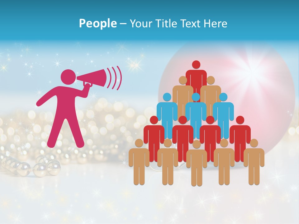 Holiday Ornaments Toys PowerPoint Template