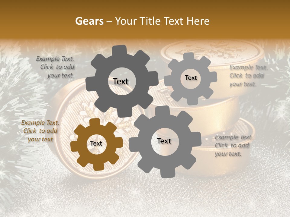 Toys Holiday Postcard PowerPoint Template