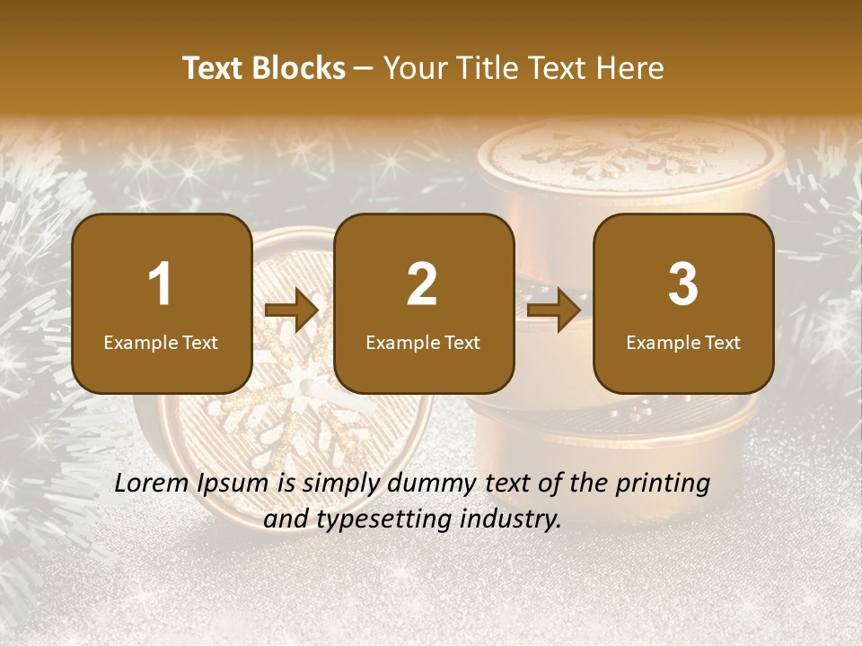 Toys Holiday Postcard PowerPoint Template