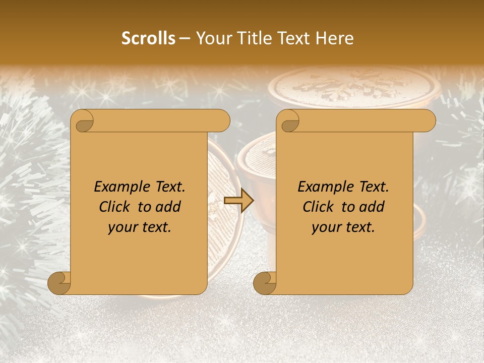 Toys Holiday Postcard PowerPoint Template