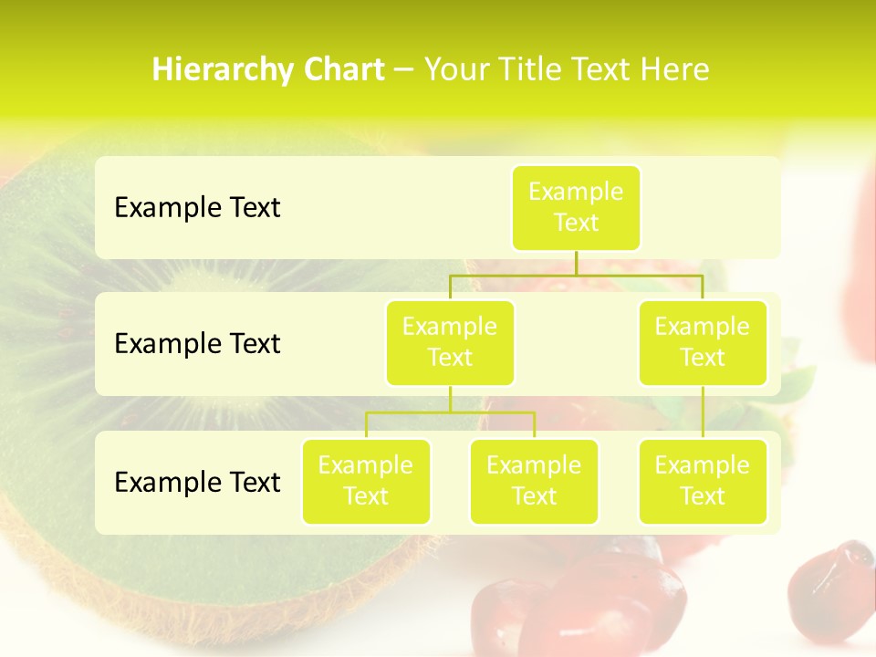 Glass Kiwi Background PowerPoint Template