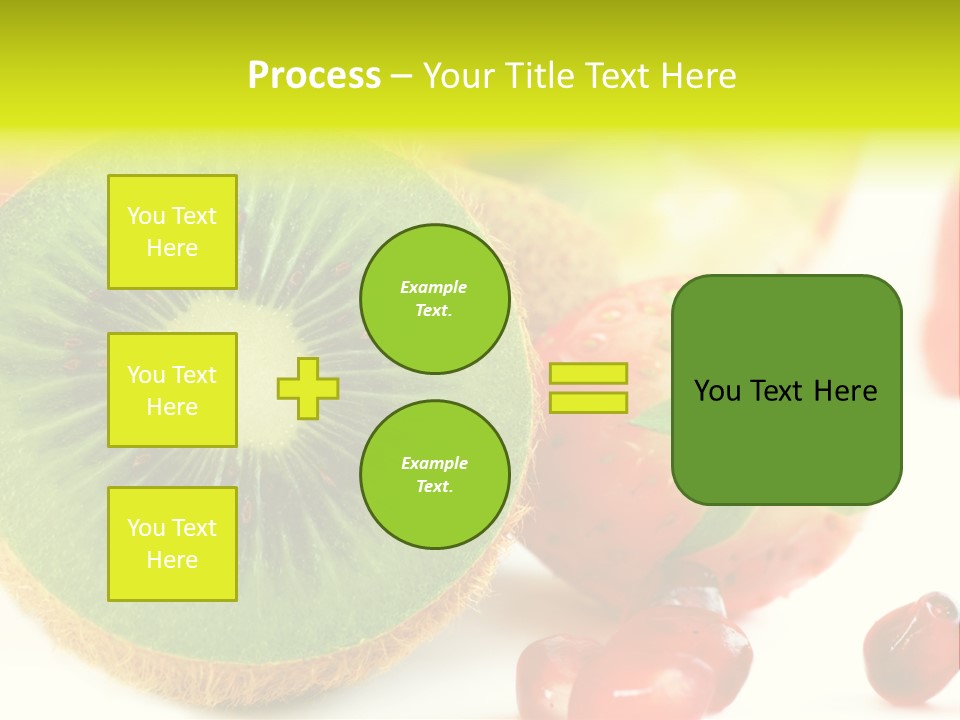 Glass Kiwi Background PowerPoint Template