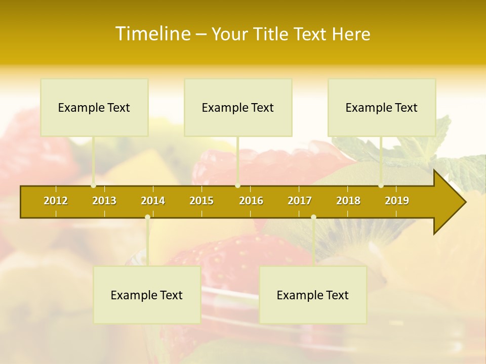 Orange Calorie Closeup PowerPoint Template