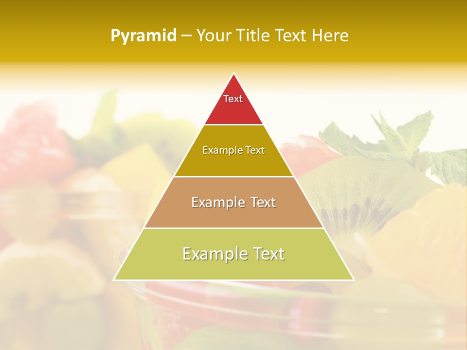 Orange Calorie Closeup PowerPoint Template