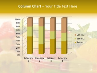 Orange Calorie Closeup PowerPoint Template