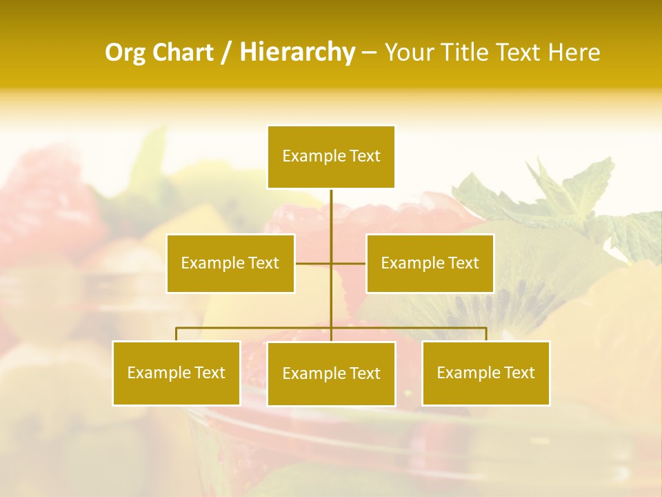 Orange Calorie Closeup PowerPoint Template