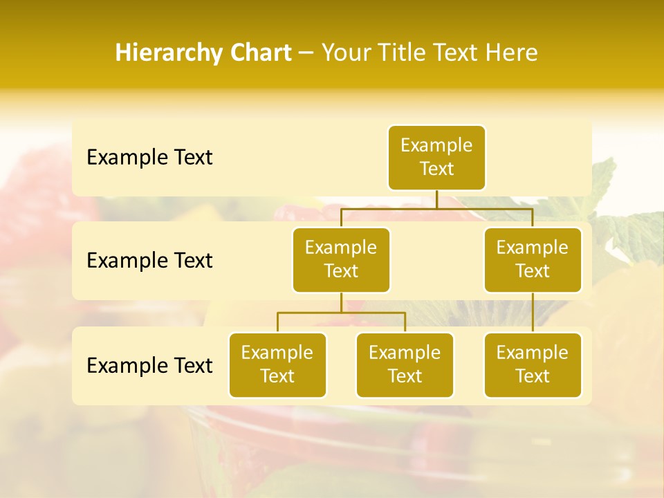 Orange Calorie Closeup PowerPoint Template
