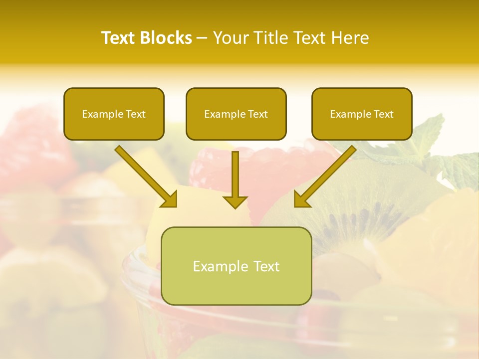 Orange Calorie Closeup PowerPoint Template