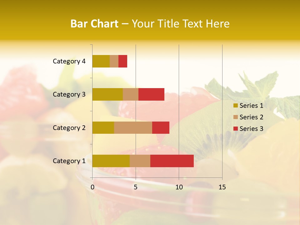 Orange Calorie Closeup PowerPoint Template