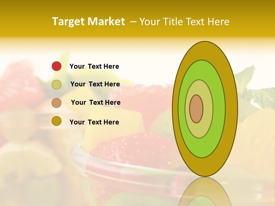 Orange Calorie Closeup PowerPoint Template