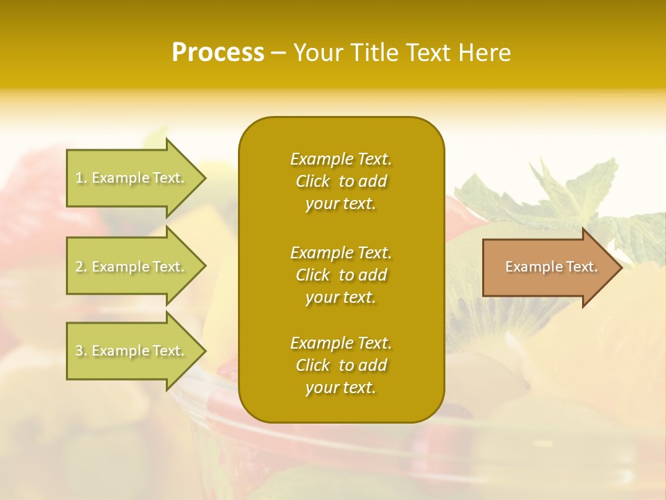 Orange Calorie Closeup PowerPoint Template